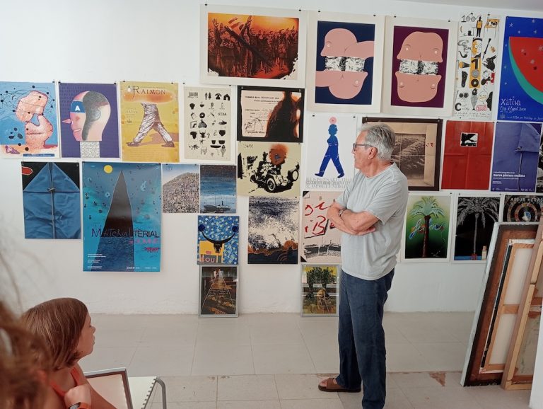 Visita al taller d’Artur Heras
