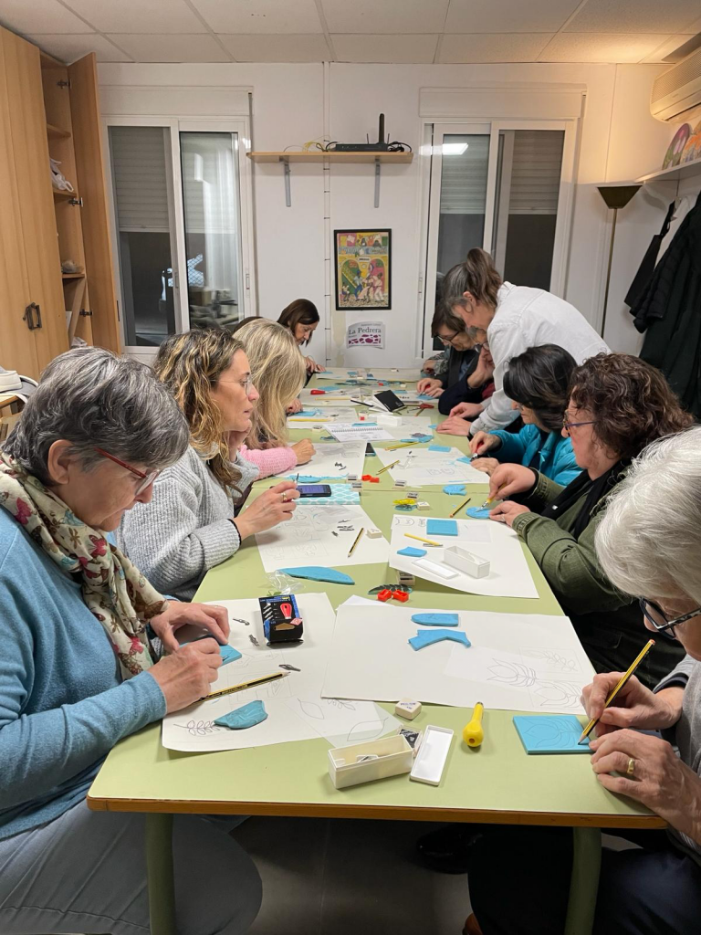 Taller estampación de sellos