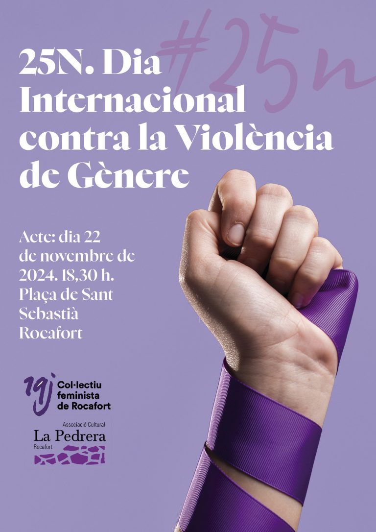 CONCENTRACIÓ #25 N. DIA INTERNACIONAL DE L’ELIMINACIÓ DE LA VIOLÈNCIA CONTRA LA DONA