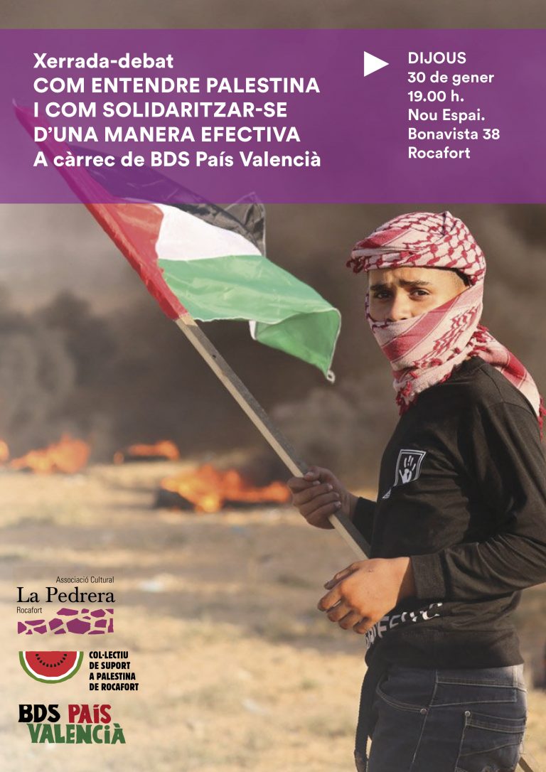 Xerrada-debat; com entendre Palestina i com solidaritzar-se